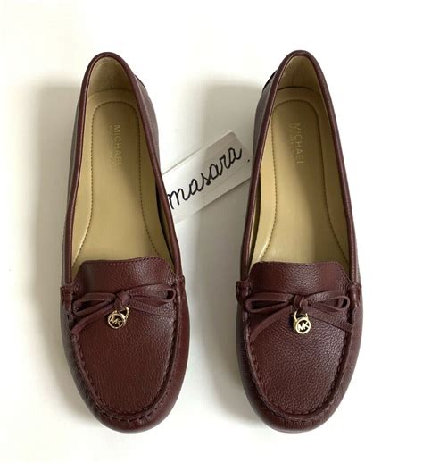 michael kors everett moc oxblood|Women MK Michael Kors Everett Moccasin/Loafe .